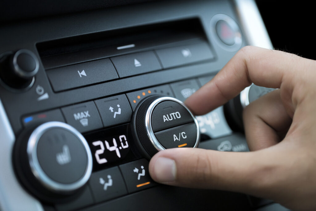 Turning Up Car Air Conditioning